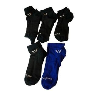 Bundle of 5 Swiftwick Aspire Quarter Crew Performance Socks Mens